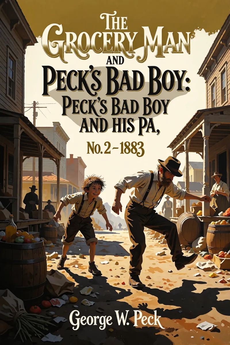 Cover of The Grocery Man And Peck's Bad Boy: Peck's Bad Boy and His Pa, No. 2 - 1883 by George W. Peck