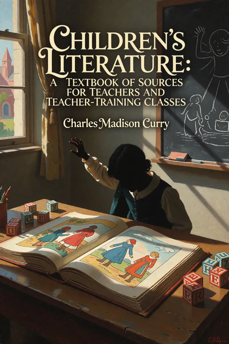 Cover of Children's Literature: A Textbook of Sources for Teachers and Teacher-Training Classes by Charles Madison Curry