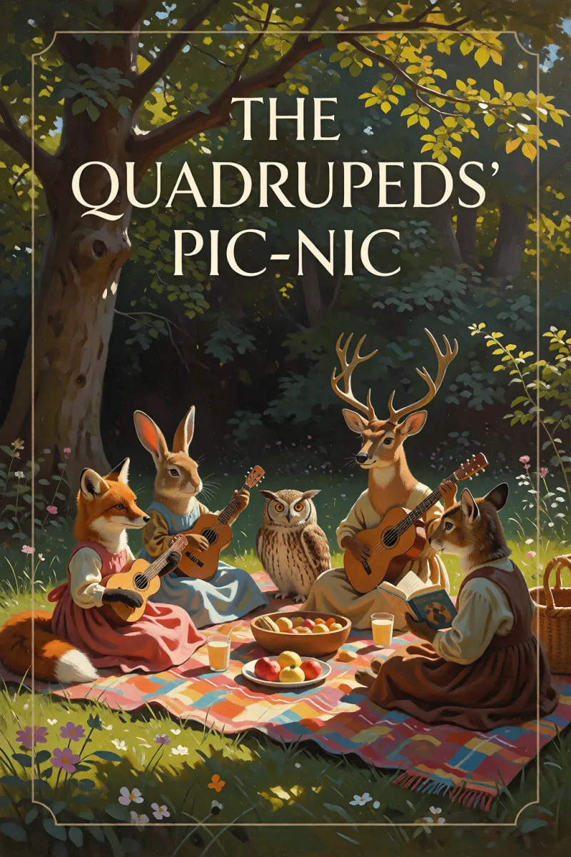 Cover of The Quadrupeds' Pic-Nic by Anonymous