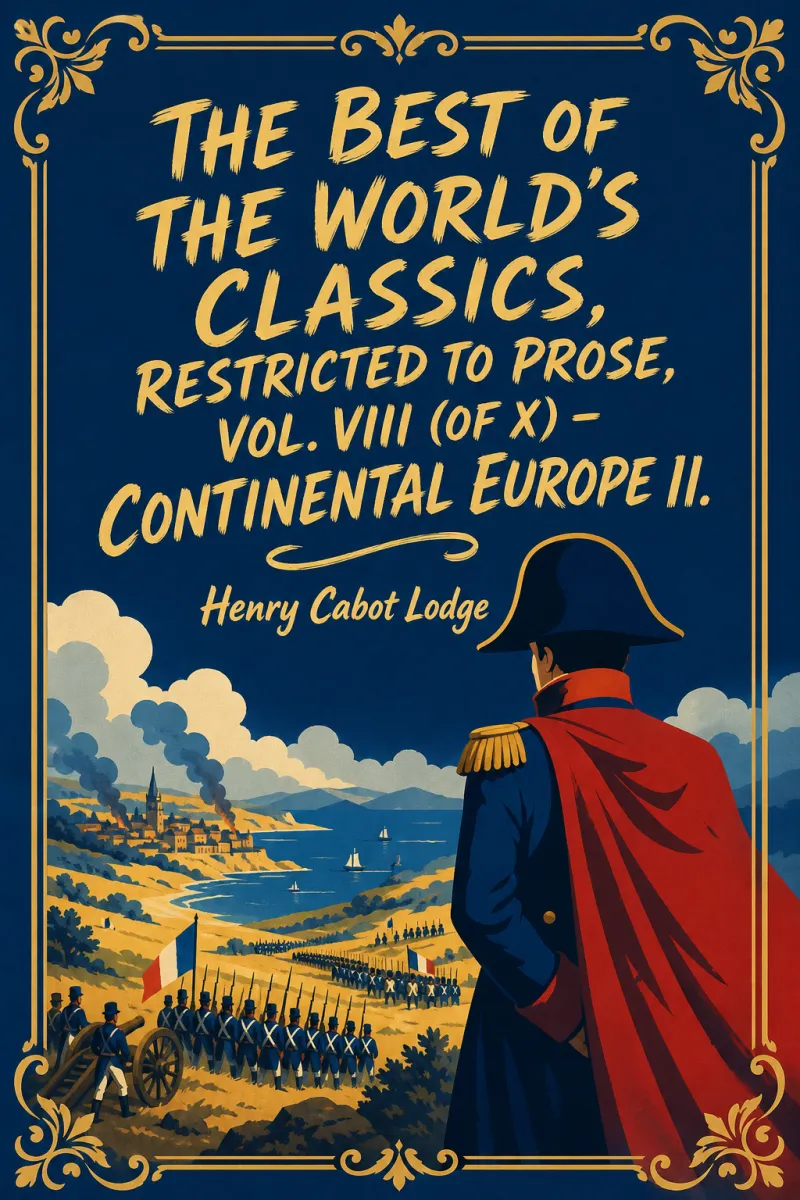 Cover of The Best of the World's Classics, Restricted to Prose, Vol. VIII (of X) - Continental Europe II. by Henry Cabot Lodge