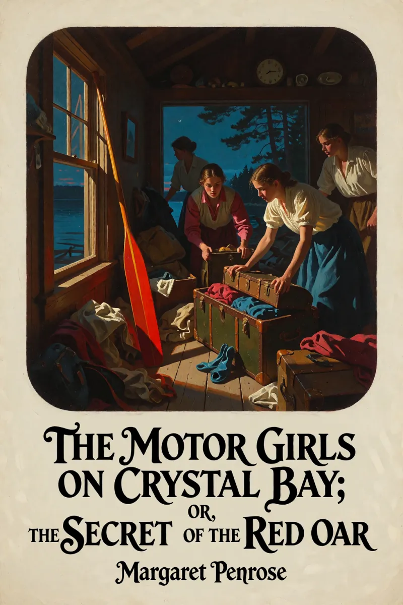 Cover of The Motor Girls on Crystal Bay; or, The Secret of the Red Oar by Margaret Penrose