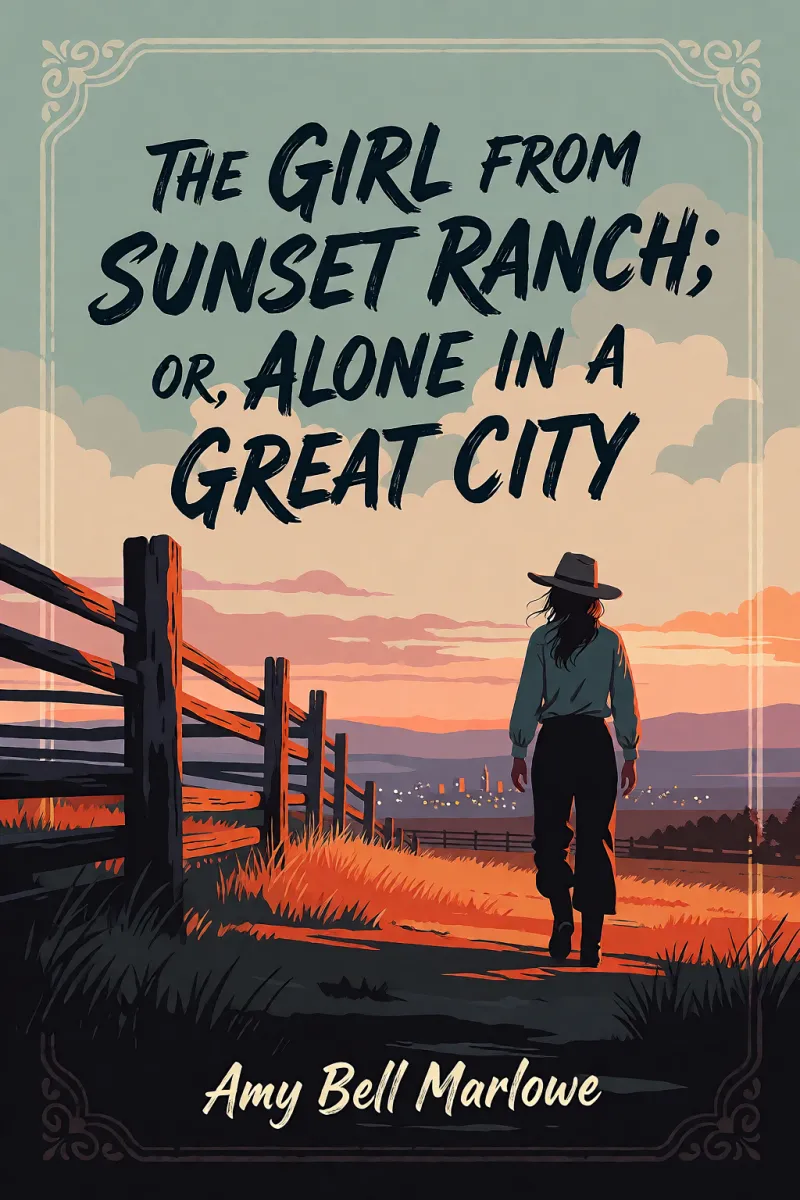 Cover of The Girl from Sunset Ranch; Or, Alone in a Great City by Amy Bell Marlowe