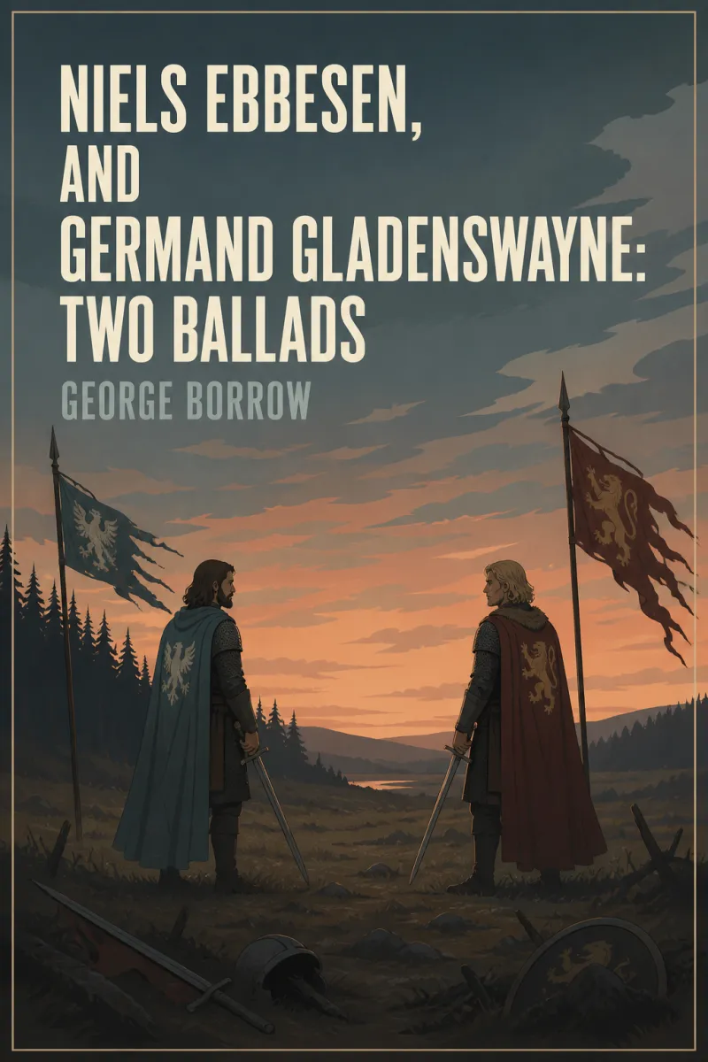 Cover of Niels Ebbesen, and Germand Gladenswayne: Two Ballads by George Borrow
