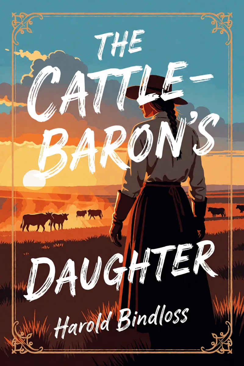 Cover of The Cattle-Baron's Daughter by Harold Bindloss
