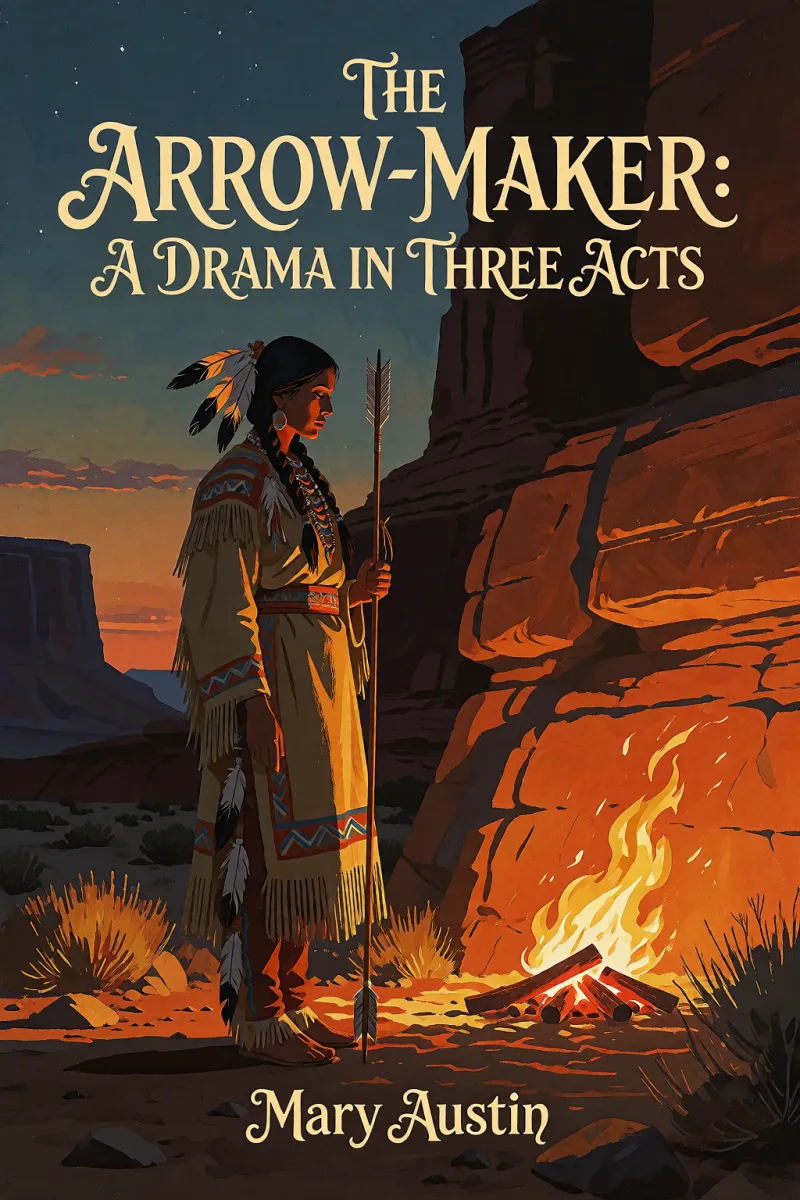 Cover of The Arrow-Maker: A Drama in Three Acts by Mary Austin