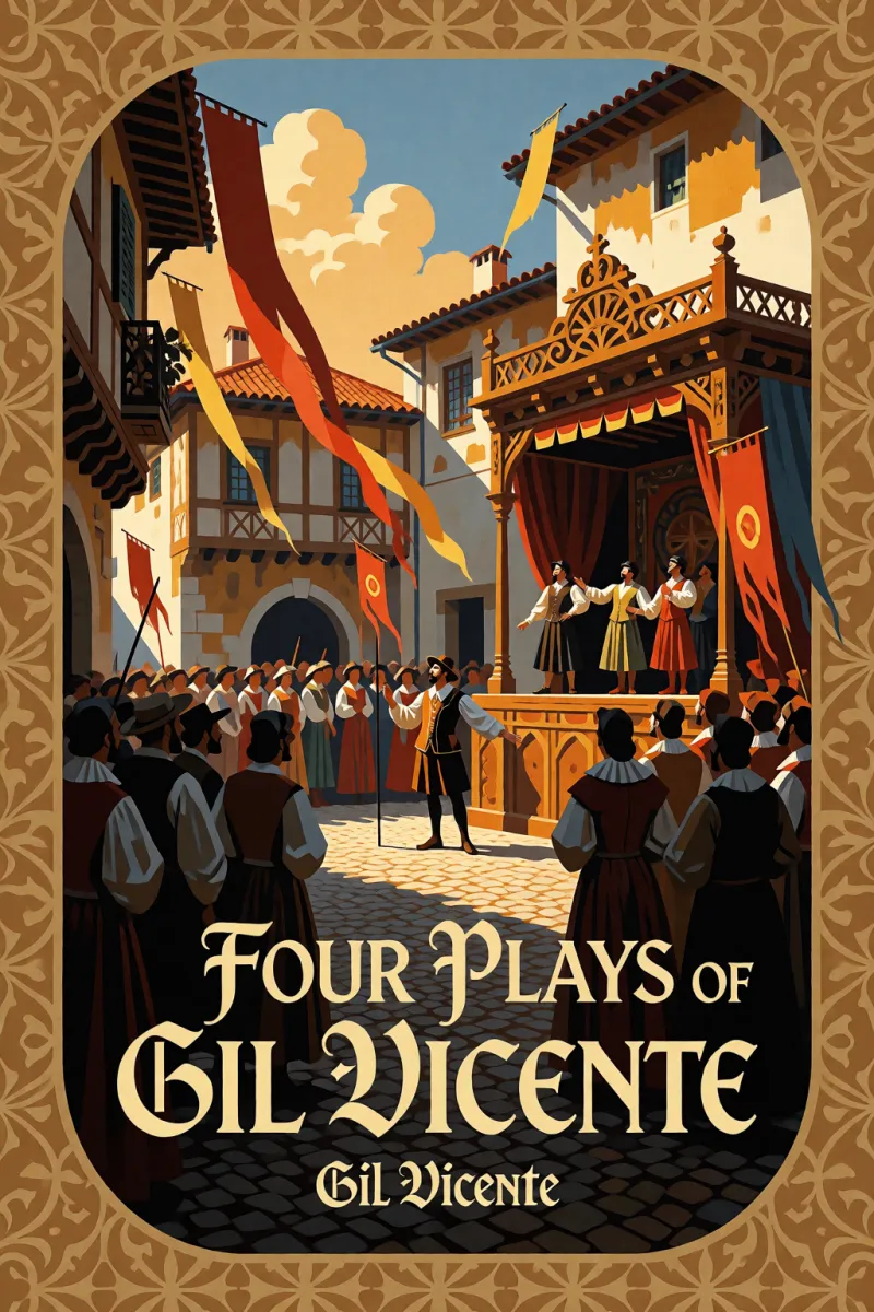 Cover of Four Plays of Gil Vicente by Gil Vicente