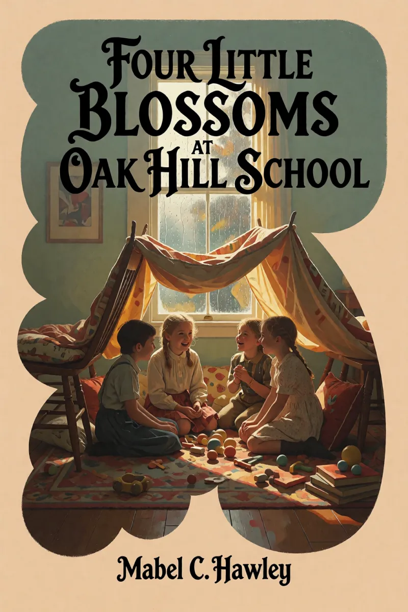 Cover of Four Little Blossoms at Oak Hill School by Mabel C. Hawley