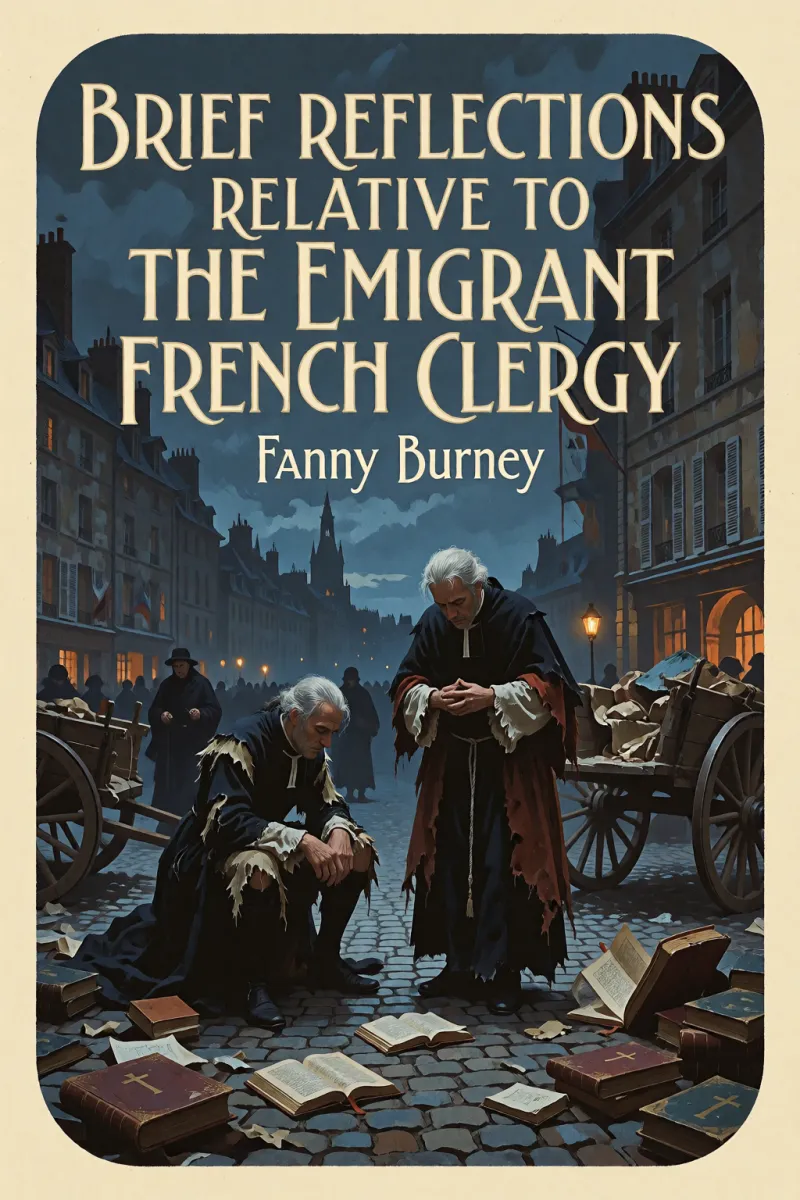 Cover of Brief Reflections relative to the Emigrant French Clergy by Fanny Burney
