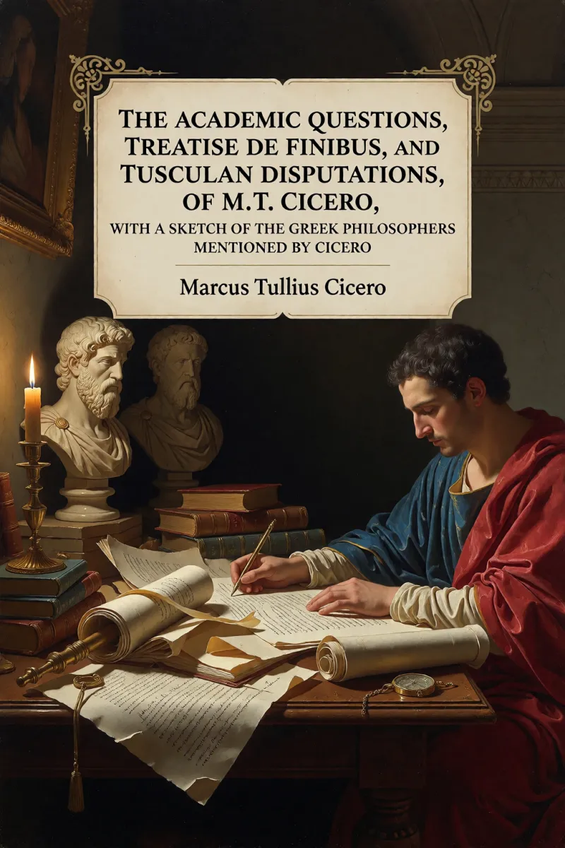 Cover of The Academic Questions, Treatise De Finibus, and Tusculan Disputations, of M.T. Cicero, With a Sketch of the Greek Philosophers Mentioned by Cicero by Marcus Tullius Cicero