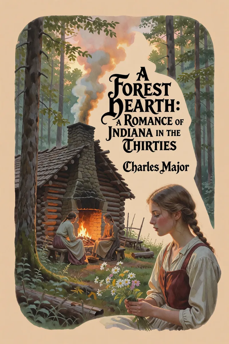 Cover of A Forest Hearth: A Romance of Indiana in the Thirties by Charles Major
