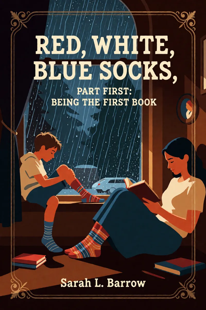 Cover of Red, White, Blue Socks, Part First: Being the First Book by Sarah L. Barrow