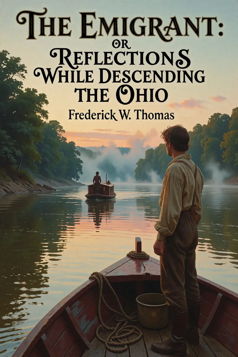 Cover of The Emigrant: or Reflections While Descending the Ohio by Frederick W. Thomas