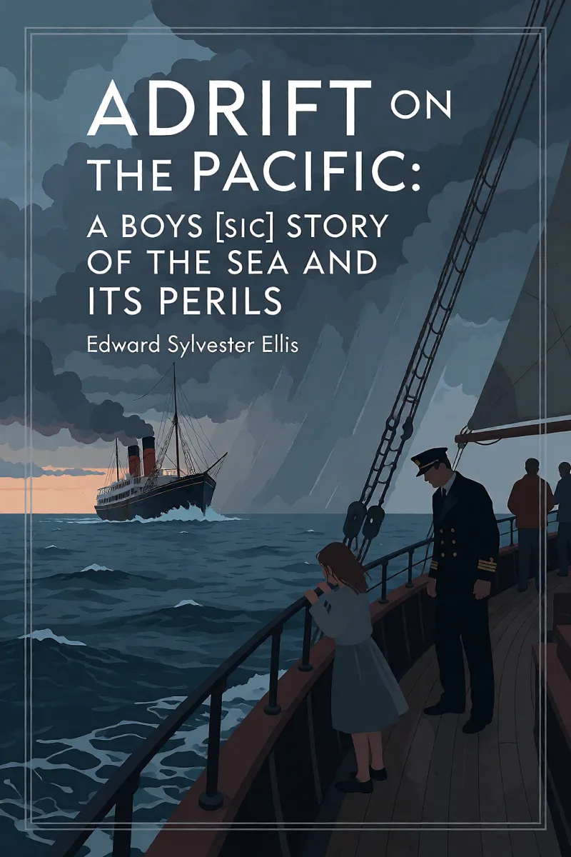 Cover of Adrift on the Pacific: A Boys [sic] Story of the Sea and its Perils by Edward Sylvester Ellis
