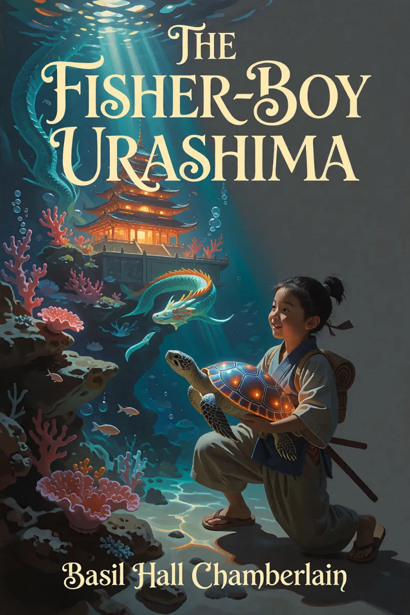 Cover of The Fisher-Boy Urashima by Basil Hall Chamberlain