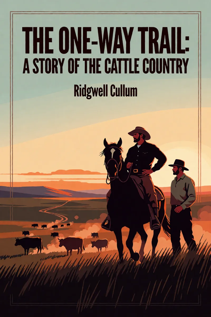 Cover of The One-Way Trail: A story of the cattle country by Ridgwell Cullum