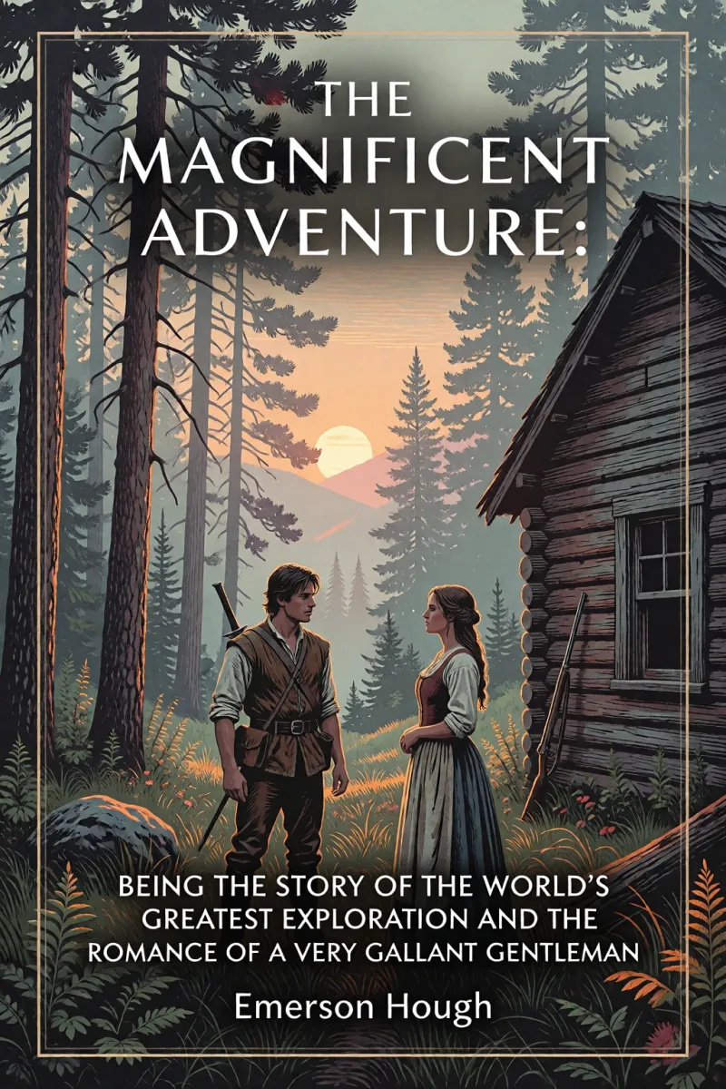 Cover of The Magnificent Adventure: Being the Story of the World's Greatest Exploration and the Romance of a Very Gallant Gentleman by Emerson Hough