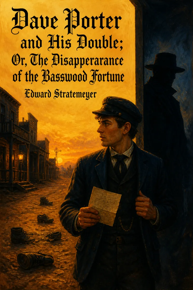Cover of Dave Porter and His Double; Or, The Disapperarance of the Basswood Fortune by Edward Stratemeyer