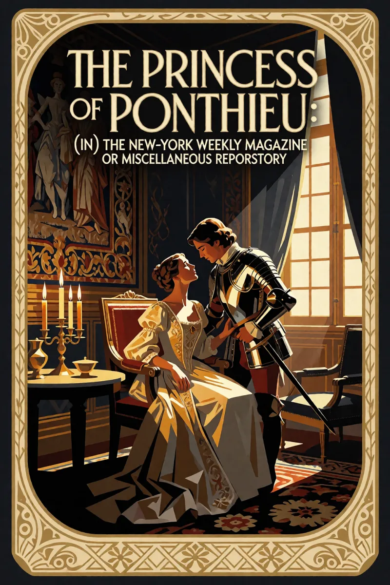 Cover of The Princess of Ponthieu: (in) The New-York Weekly Magazine or Miscellaneous Repository by Unknown