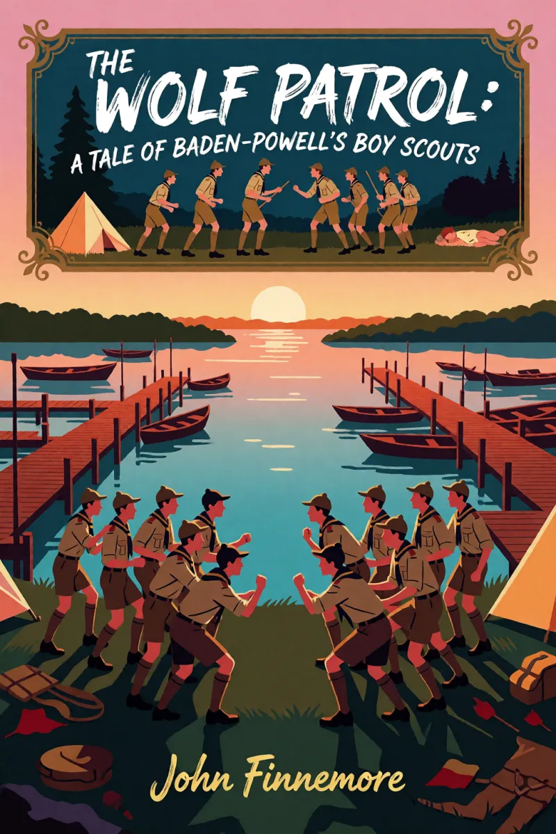 Cover of The Wolf Patrol: A Tale of Baden-Powell's Boy Scouts by John Finnemore