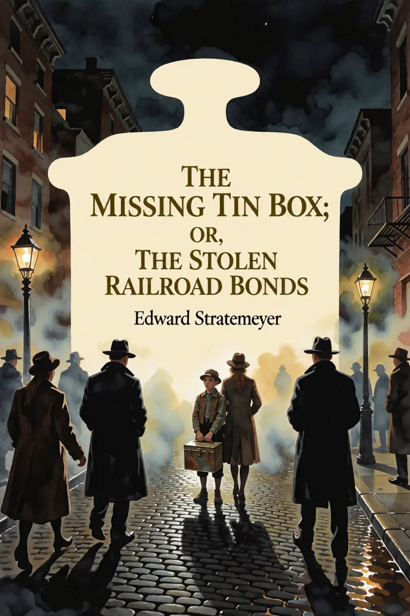 Cover of The Missing Tin Box; Or, The Stolen Railroad Bonds by Edward Stratemeyer