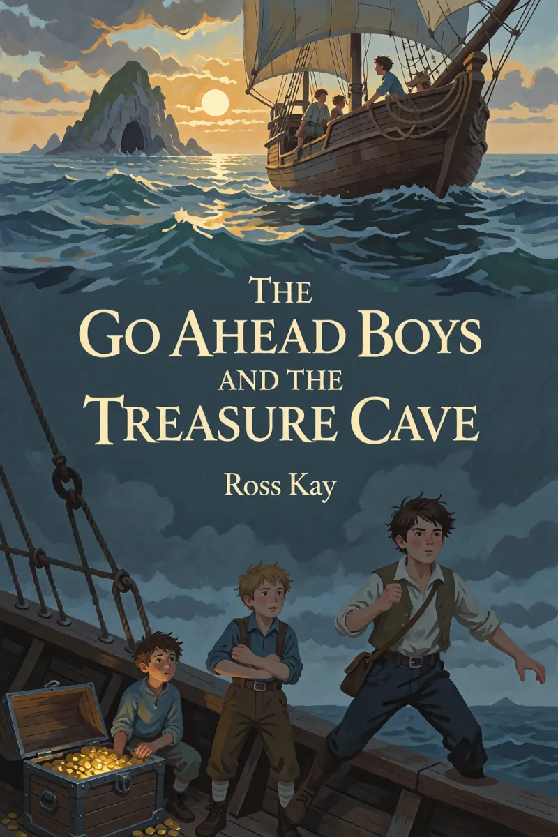 Cover of The Go Ahead Boys and the Treasure Cave by Ross Kay