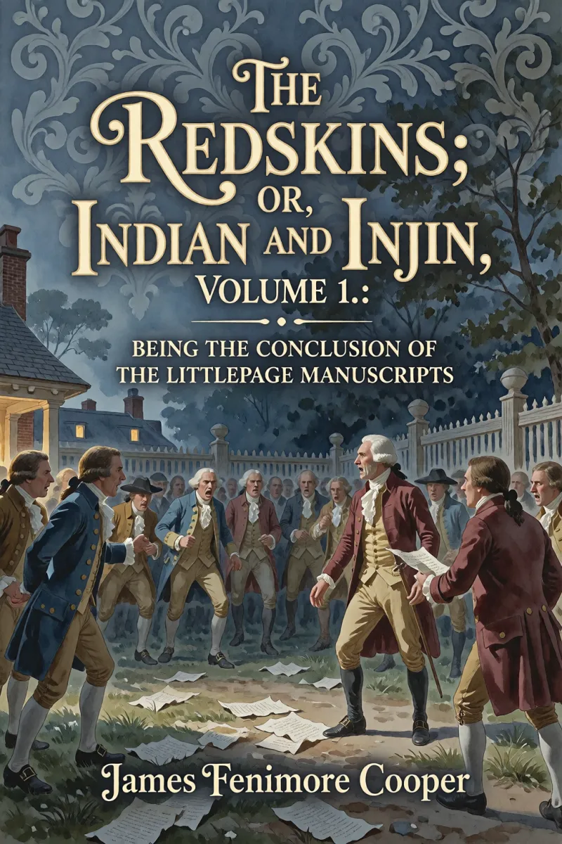 Cover of The Redskins; or, Indian and Injin, Volume 1.: Being the Conclusion of the Littlepage Manuscripts by James Fenimore Cooper