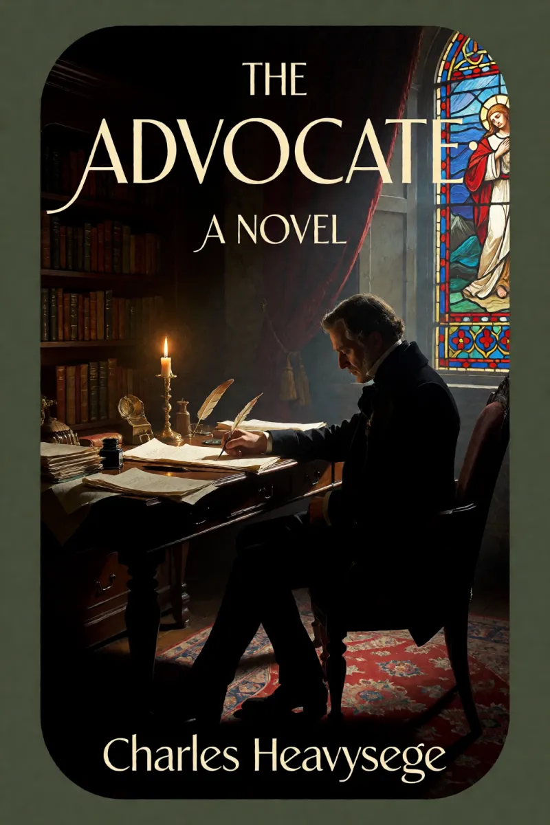 Cover of The Advocate: A Novel by Charles Heavysege