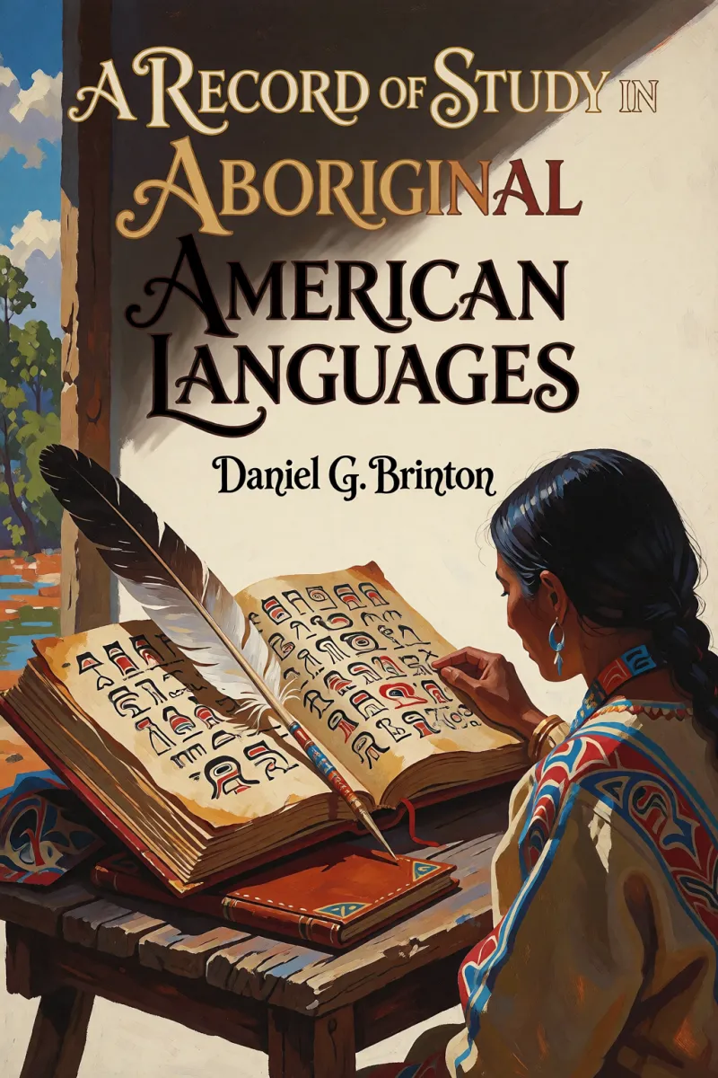 Cover of A Record of Study in Aboriginal American Languages by Daniel G. Brinton