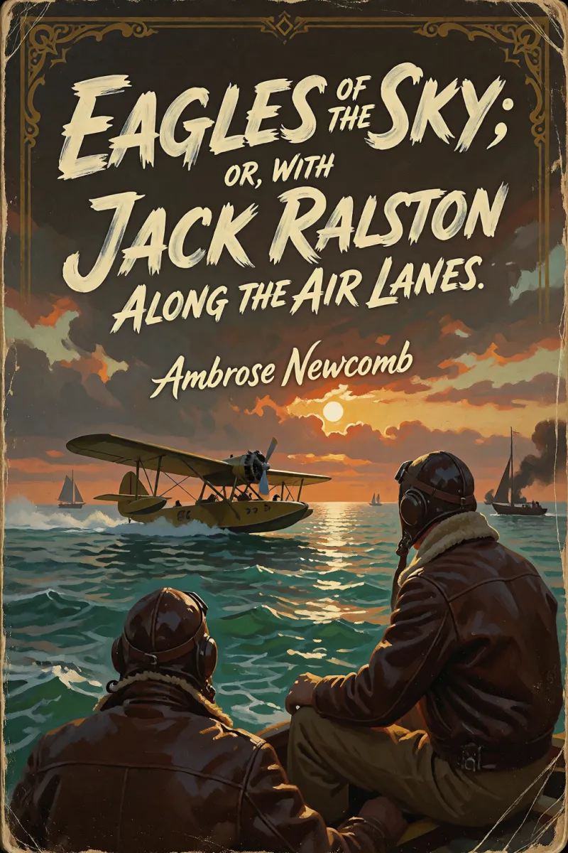 Cover of Eagles of the Sky; Or, With Jack Ralston Along the Air Lanes by Ambrose Newcomb