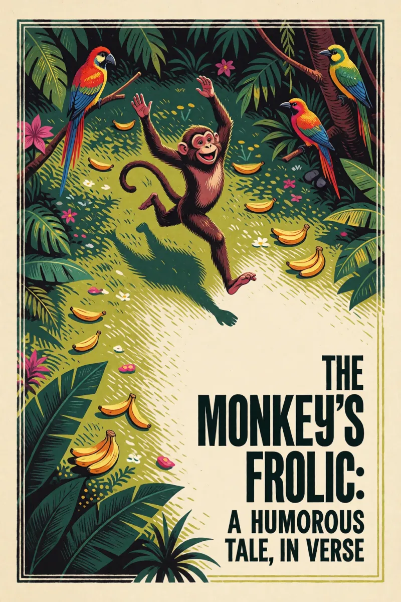 Cover of The Monkey's Frolic: A Humorous Tale, in Verse by Anonymous