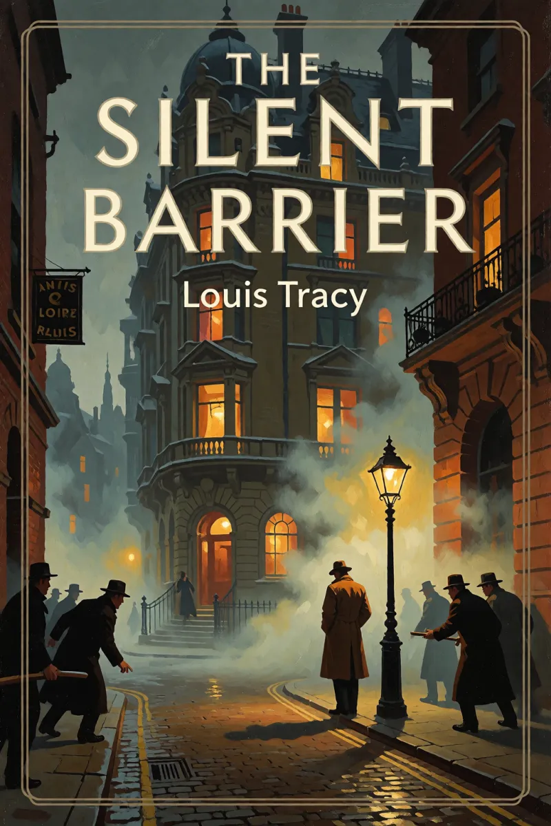 Cover of The Silent Barrier by Louis Tracy