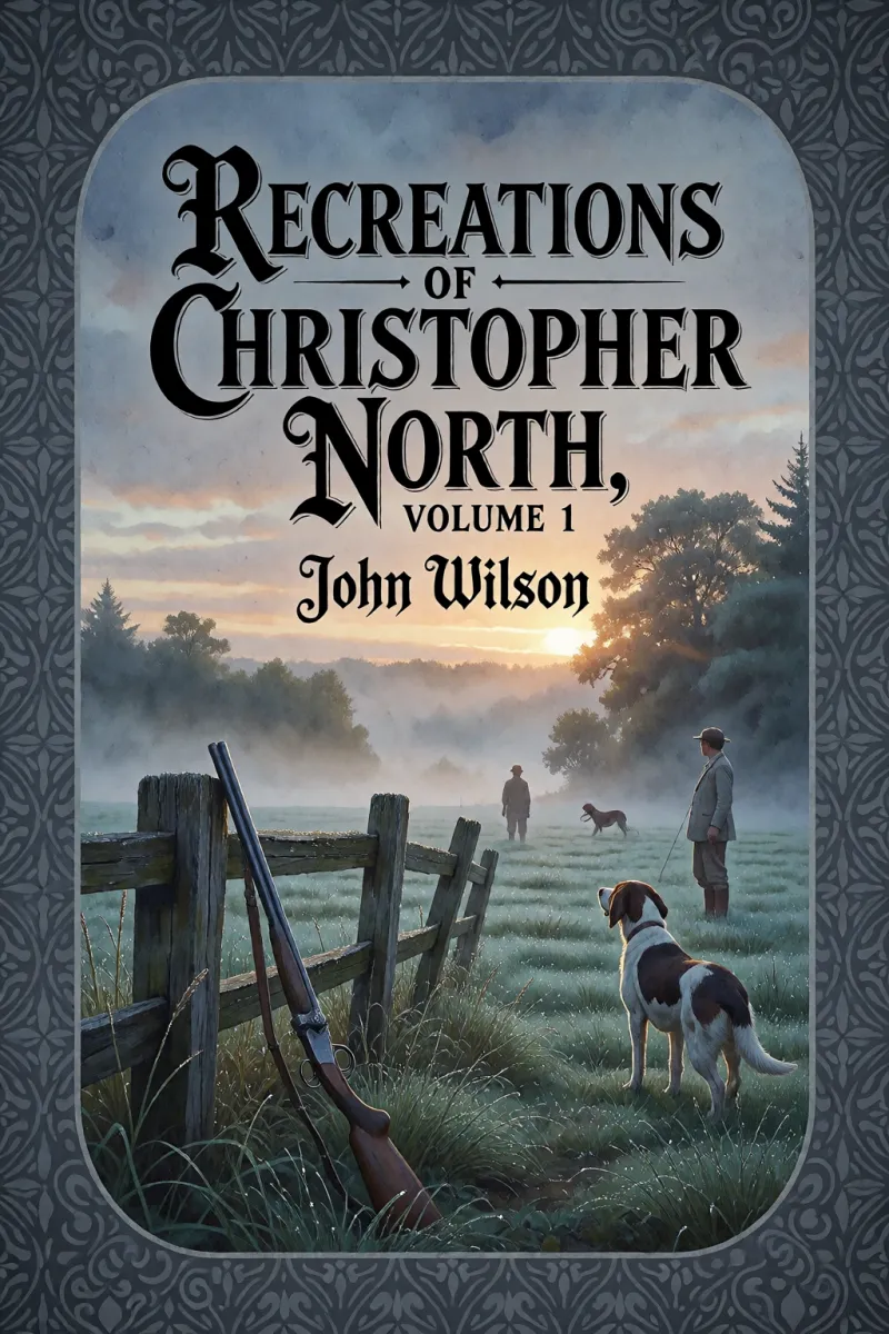 Cover of Recreations of Christopher North, Volume 1 by John Wilson