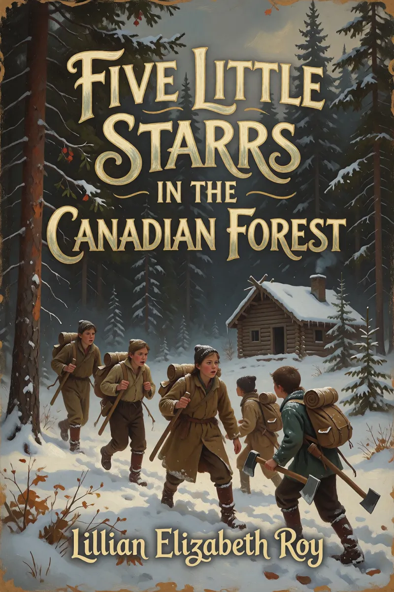 Cover of Five Little Starrs in the Canadian Forest by Lillian Elizabeth Roy