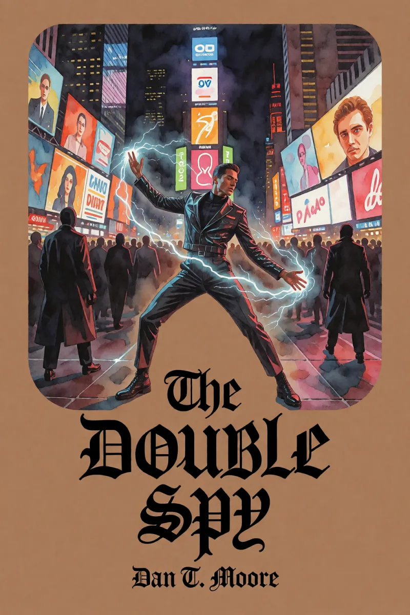 Cover of The Double Spy by Dan T. Moore