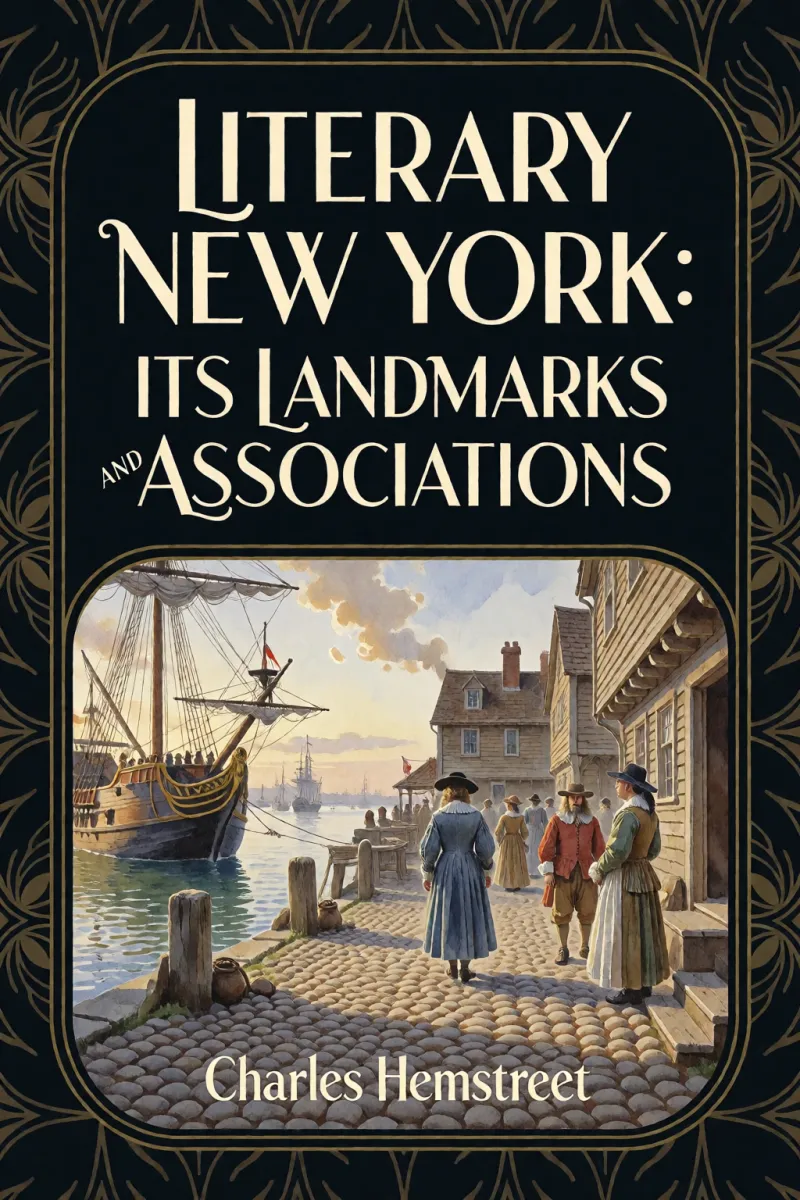 Cover of Literary New York: Its Landmarks and Associations by Charles Hemstreet