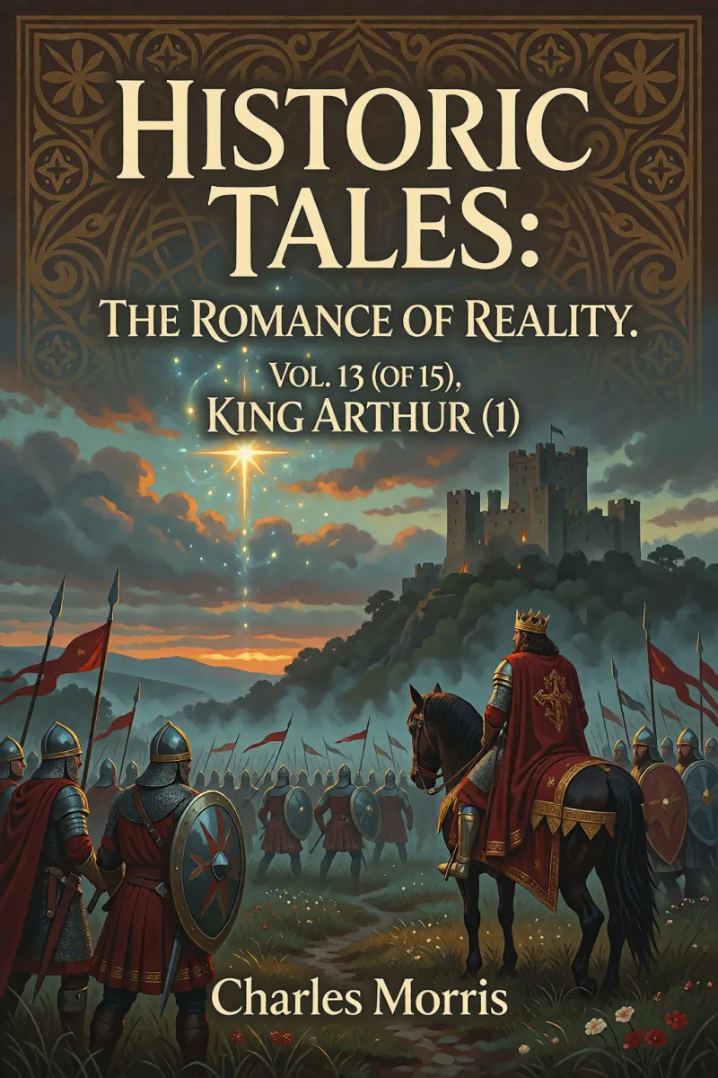 Cover of Historic Tales: The Romance of Reality. Vol. 13 (of 15), King Arthur (1) by Charles Morris