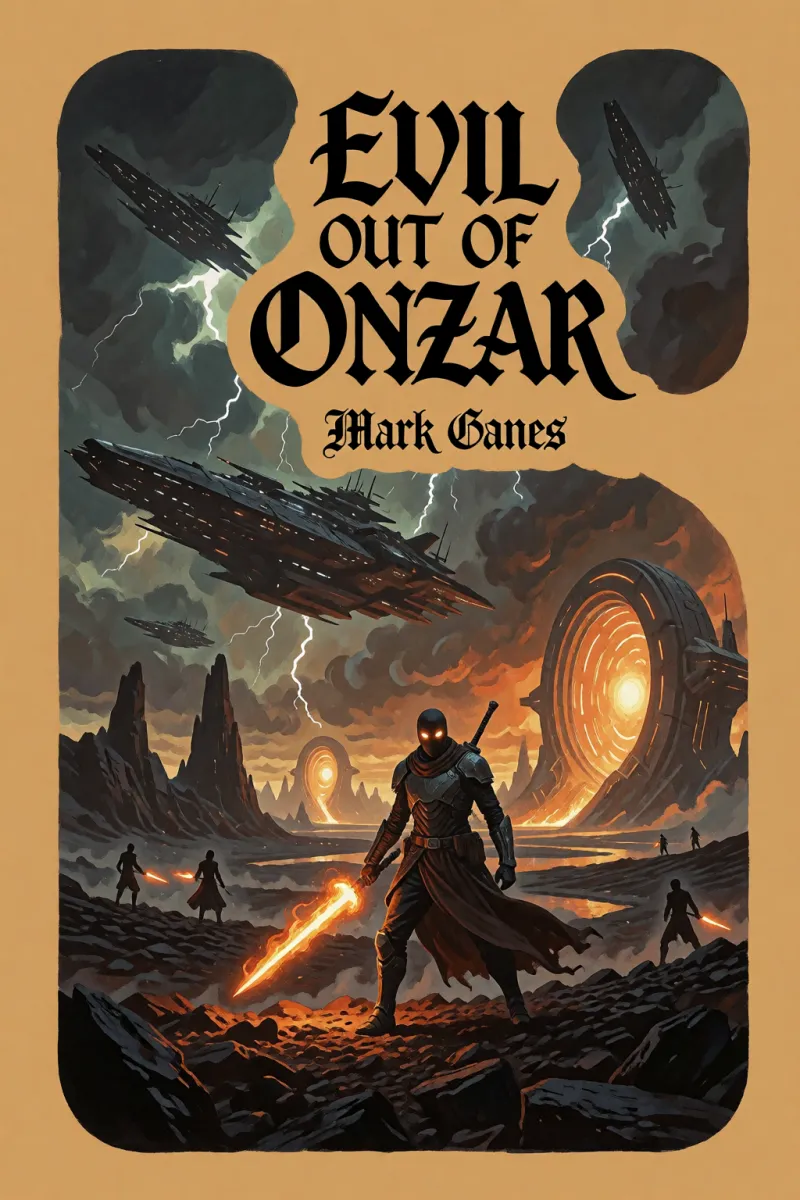Cover of Evil Out of Onzar by Mark Ganes