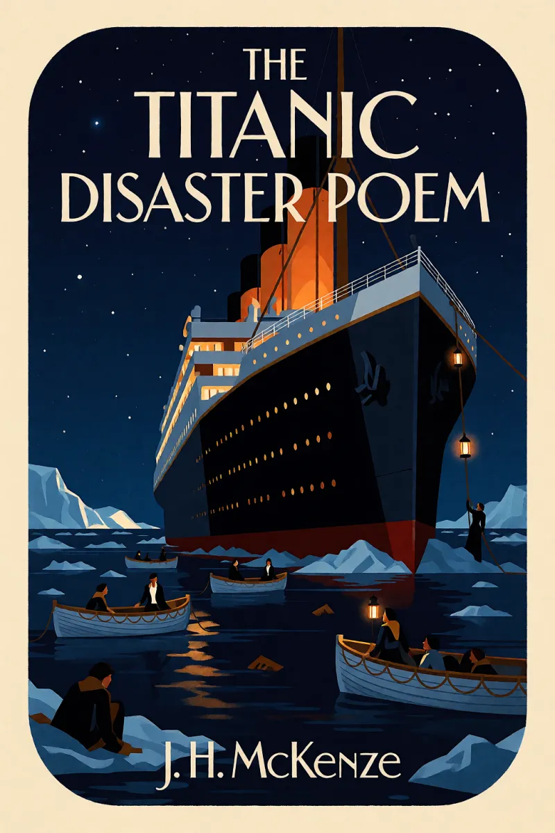 Cover of The Titanic Disaster Poem by J. H. McKenzie