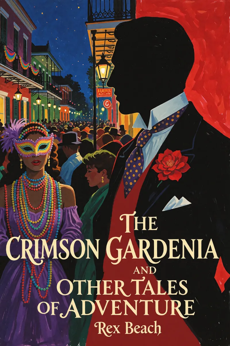 Cover of The Crimson Gardenia and Other Tales of Adventure by Rex Beach