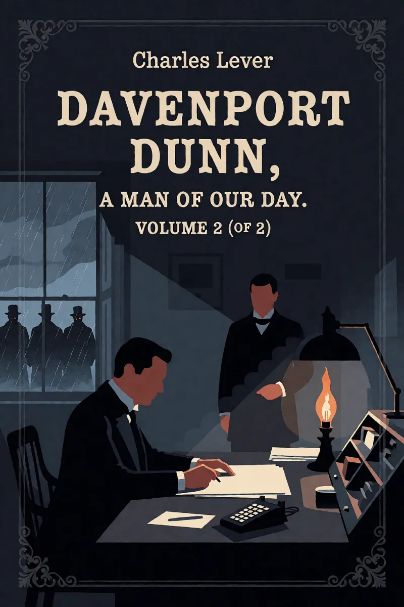 Cover of Davenport Dunn, a Man of Our Day. Volume 2 (of 2) by Charles Lever