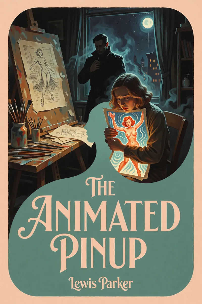 Cover of The Animated Pinup by Lewis Parker