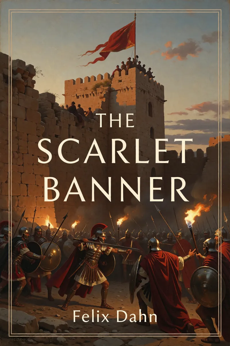 Cover of The Scarlet Banner by Felix Dahn