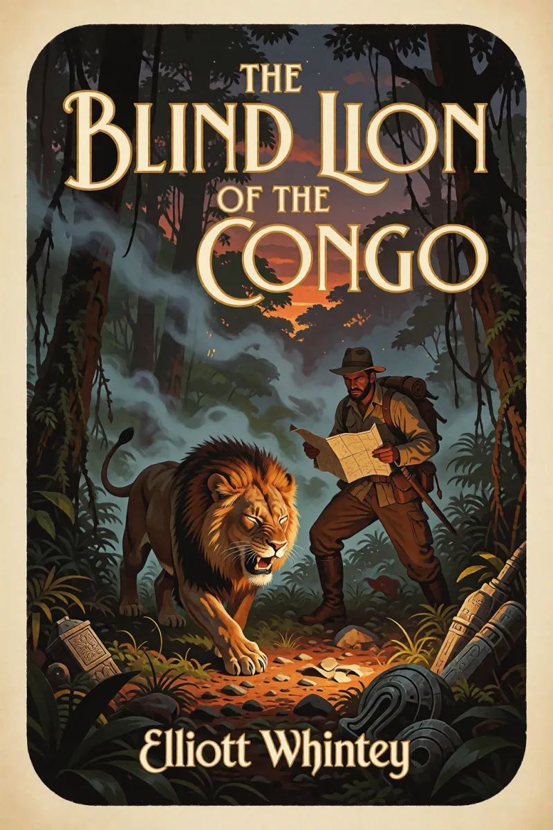Cover of The blind lion of the Congo by Elliott Whitney