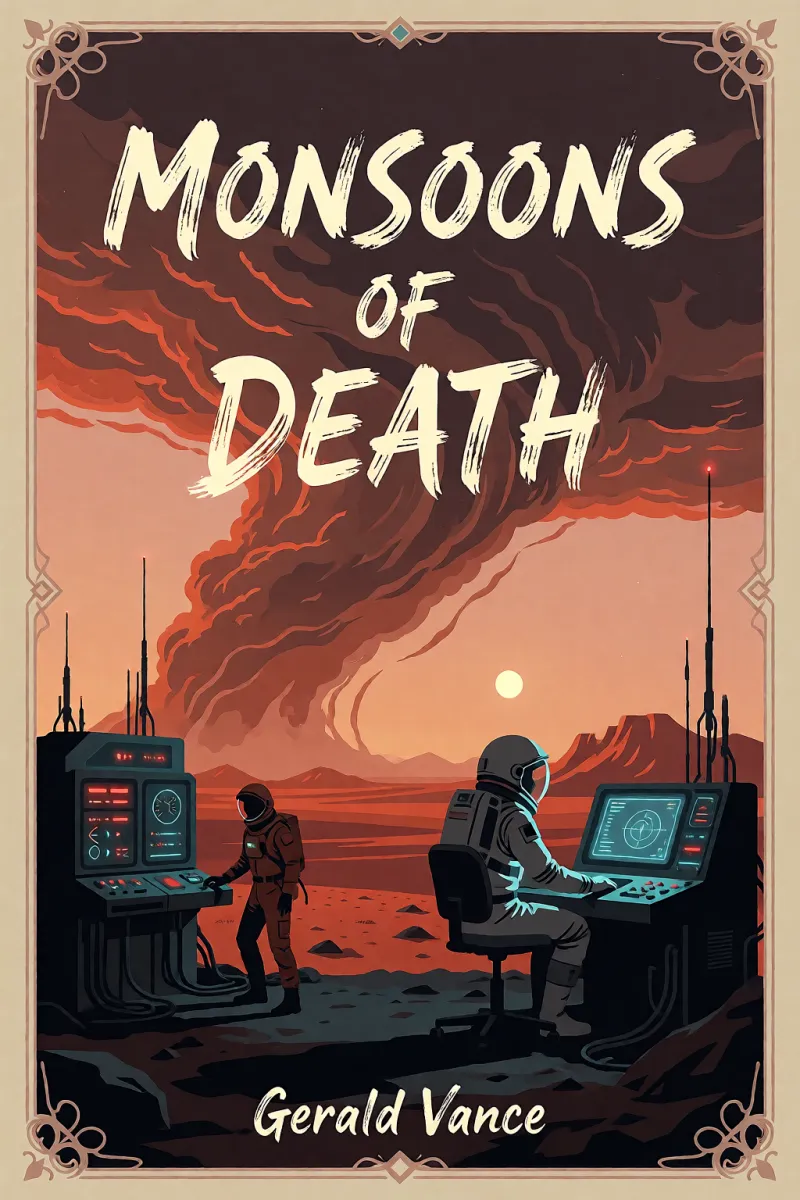 Cover of Monsoons of Death by Gerald Vance