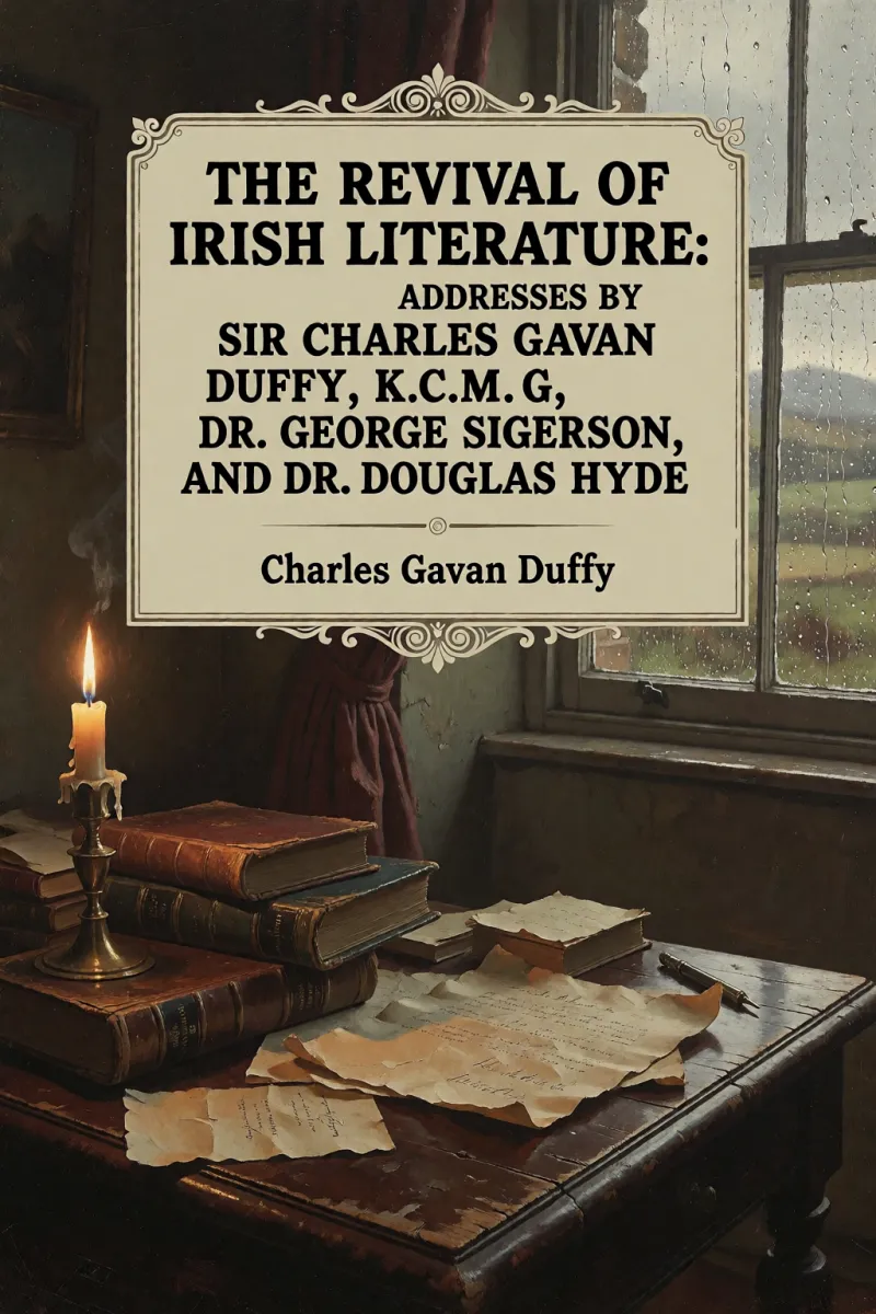 Cover of The Revival of Irish Literature: Addresses by Sir Charles Gavan Duffy, K.C.M.G, Dr. George Sigerson, and Dr. Douglas Hyde by Charles Gavan Duffy