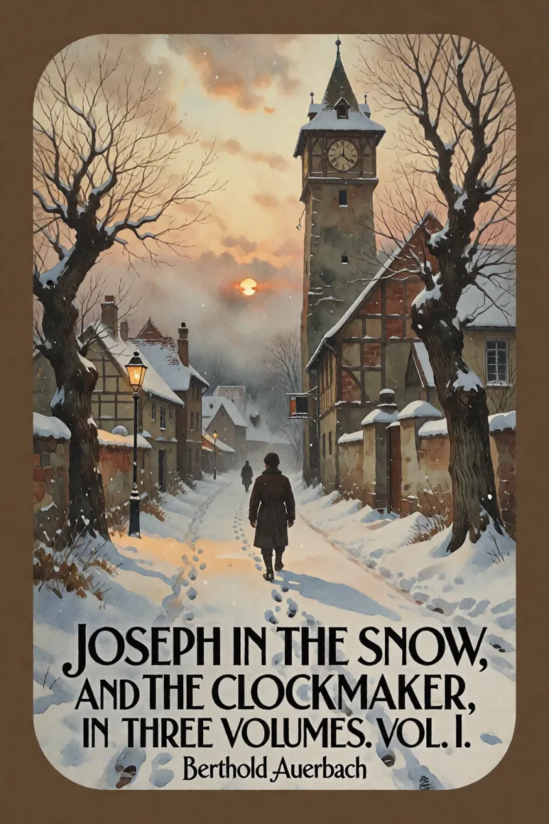 Cover of Joseph in the Snow, and The Clockmaker. In Three Volumes. Vol. I. by Berthold Auerbach