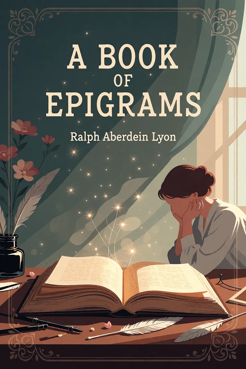 Cover of A Book of Epigrams by Ralph Aberdein Lyon