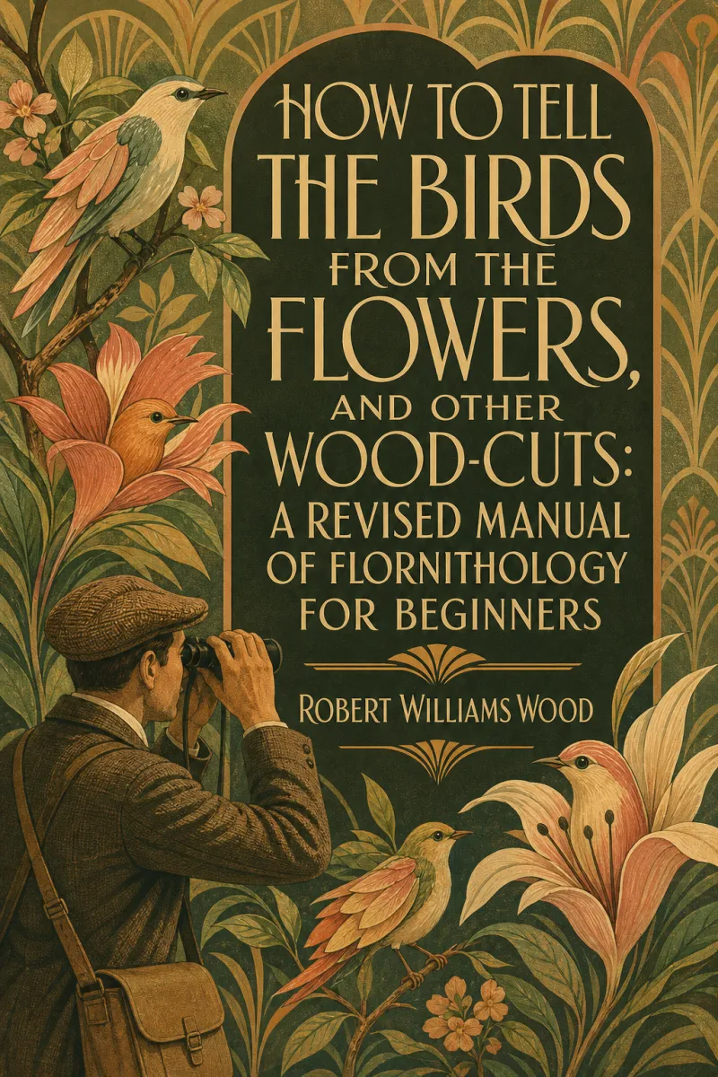 Cover of How to tell the Birds from the Flowers, and other Wood-cuts: A Revised Manual of Flornithology for Beginners by Robert Williams Wood