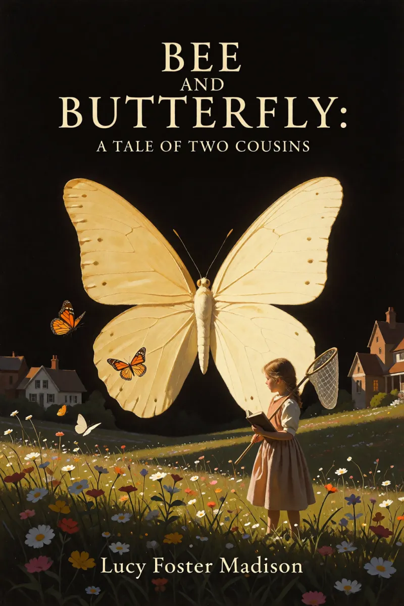 Cover of Bee and Butterfly: A Tale of Two Cousins by Lucy Foster Madison