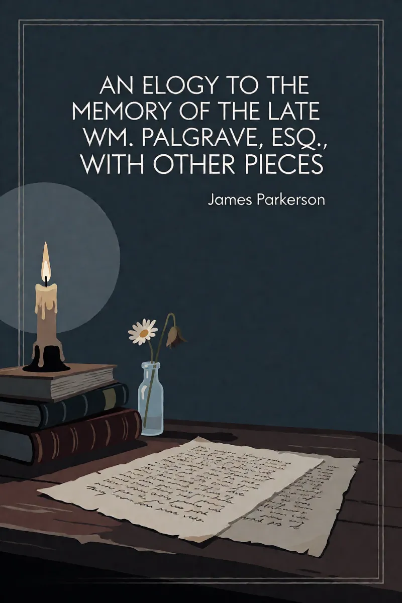 Cover of An Elogy to the Memory of the late Wm. Palgrave, Esq., with Other Pieces by James Parkerson